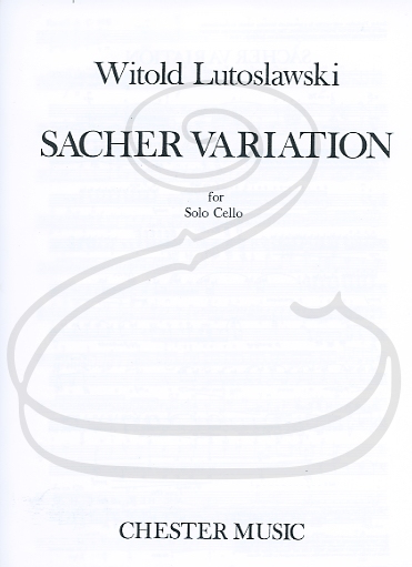 Lutoslawski (Schiff): Sacher Variation (cello) Chester Music