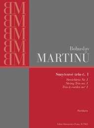 Martinu, Bohuslav: String Trio  miniature SCORE #1 (violin, viola, cello) Barenreiter