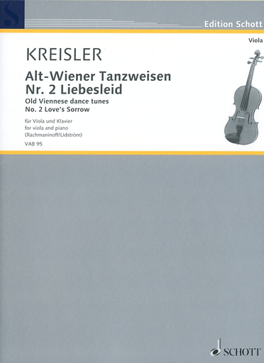Kreisler, Fritz (Arnold): Liebesleid (viola & piano)