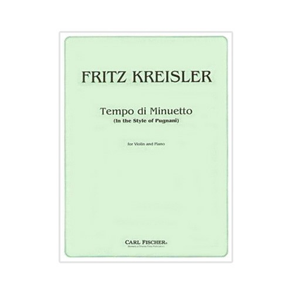 Kreisler/Pugnani: Tempo di Minuetto (violin & piano)