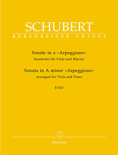 Schubert, Franz: Sonata in A minor, D 821 ''Arpeggione'' (viola & piano) Barenreiter