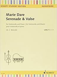 Dare, M. (Nimczik): Serenade & Valse (cello and piano) Schott