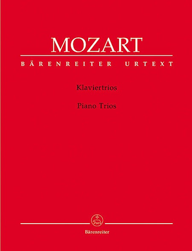 Mozart: Complete Piano Trios - URTEXT (piano trio) Barenreiter