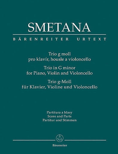 Smetana, Bedrich (Bartos): Trio in G minor (violin, cello, piano) Barenreiter