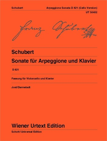 Schubert: Sonata for Arpeggione D821 (Piano and cello) Wiener Urtext UE