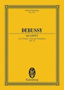 Debussy, Claude: STUDY SCORE String Quartet Op.10 (score only-no parts)