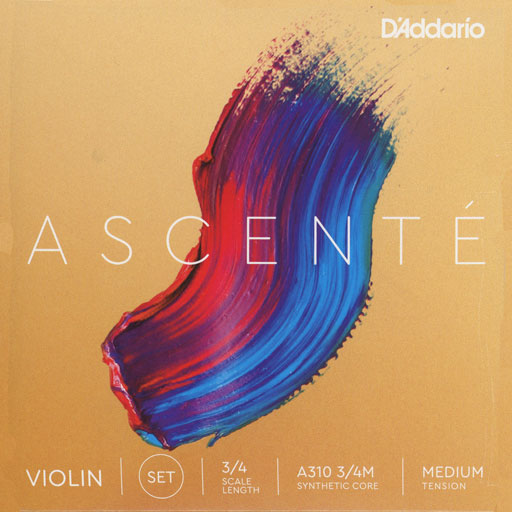 D’Addario Ascente violin string set, master