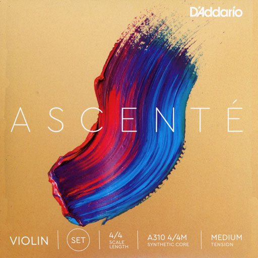 D’Addario Ascente violin string set, master