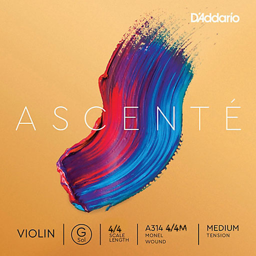 D’Addario Ascente violin G string, master