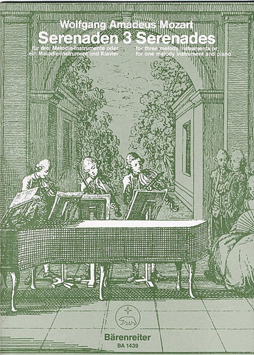 Mozart, W.A.: Serenade No.3 (2 Violins & Viola or Violin & Piano) Barenreiter