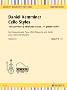 Kemminer: Cello Styles, 14 Easy Pieces. Level 1-2. (cello) SCHOTT