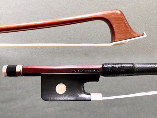 KROSNOWSKI cello bow, silver/ebony, USA, 80.9 grams