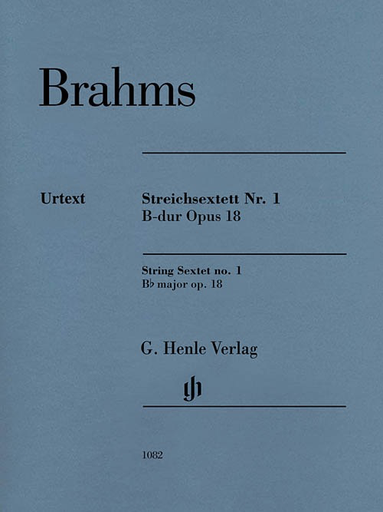 Brahms: Sextet in Bb major, Op.18 - URTEXT (string sextet) Henle Verlag