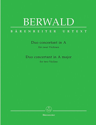 Berwald, F.: Duo Concertant in A Major urtext (two violins) Barenreiter