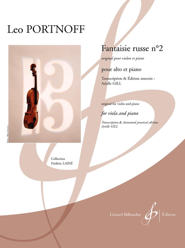 Portnoff: Fantaisie russe no2 (viola, piano) BILLAUDOT