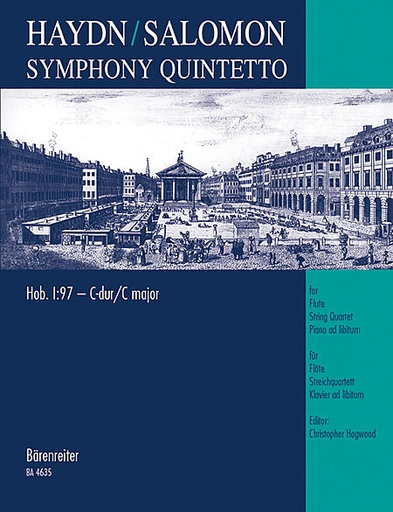 Haydn, F.J. (Hogwood): Salomon Symphony Quintetto (flute, 2 violins, viola, cello, pian) Barenreiter