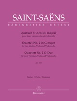 Saint-Saens: Quartet no.2 in G major op153 (string quartet) Barenreiter