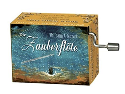 Hand-Cranked FRIDOLIN cardboard Music Box, GERMANY (various composers & melodies)