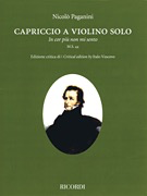 Paganini: Capriccio a violino solo 44 (violin) RICORDI