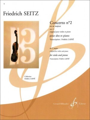Seitz: Concerto Op.13 No2 (viola, piano) BILLAUDOT