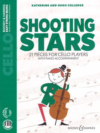 College: Shooting Stars, 21 Pieces for Cello Players (cello, piano, online audio) BH