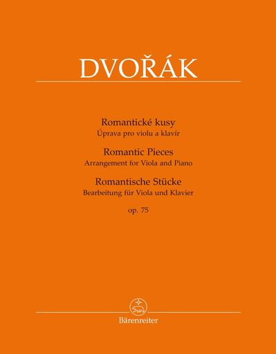 Dvorak: Romantic Pieces op75 (viola, piano) Barenreiter