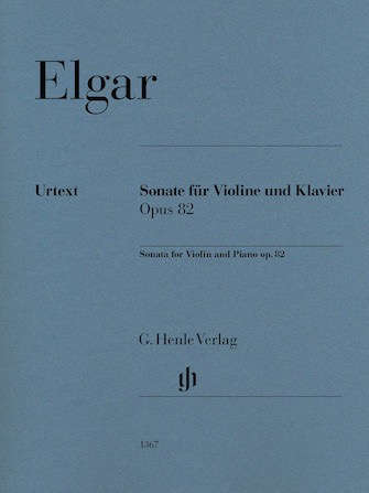 Elgar: Sonata op 82 (violin, piano) HENLE URTEXT