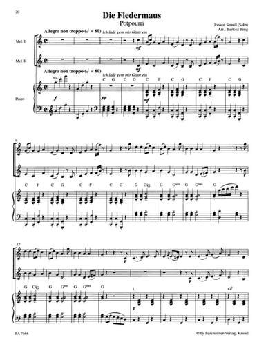 Breig, Bertold: ComboCom Salonmusik (piano, 2 violins, 2 clarinets, cello) Barenreiter