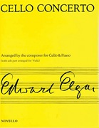 Elgar, Edward: Cello Concerto with solo part arranged for VIOLA