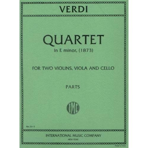Verdi, Giuseppe: String Quartet in e minor, 1873 (set of parts)