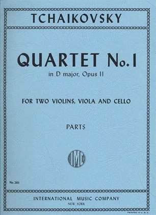 Tchaikovsky, P.I.: Quartet No.1 in D Major Op.11 (string quartet)