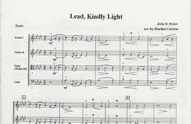 Carlson, Marilyn: Lead Kindly Light (string quartet)
