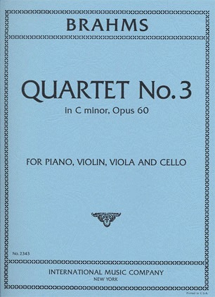 Brahms, Johannes: Piano Quartet in C minor, Op. 60 (violin, viola, cello, piano)