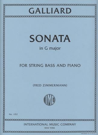 Galliard, John Ernst: Sonata in F (bass & piano)