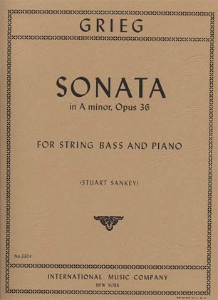 Grieg, Edvard: Sonata Op.36 (bass & piano)