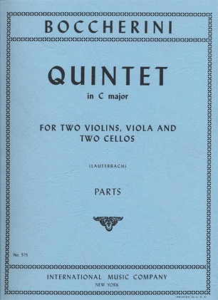 Boccherini, Luigi: Quintet in C major (2 violins, viola, 2 cellos)