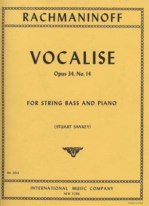 Rachmaninoff (Sankey): Vocalise, Op.34, No.14 (bass & piano)