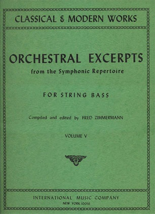 Zimmerman: Orchestral Excerpts Vol.5 (bass)