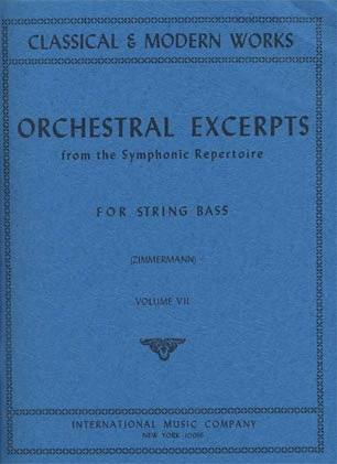 Zimmerman, Fred: Orchestral Excerpts Vol.7 (bass)