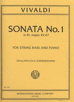 Vivaldi, A.: Sonata #1 Bb FXIV n.1 (bass & piano)