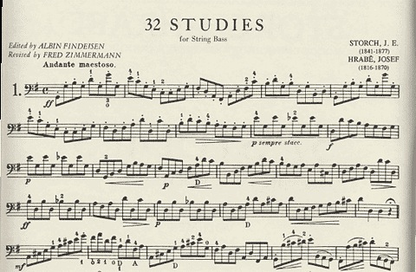 Storch-Hrabe (Zimmerman): 57 Studies Vol.1 (bass)