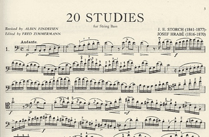 Storch-Hrabe (Zimmerman): 57 Studies Vol.2 (bass)