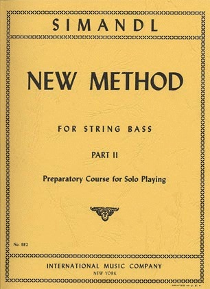 Simandl: New Method Part 2 (bass)