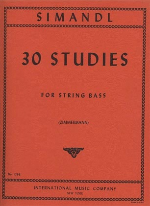 Simandl (Zimmerman): 30 Studies for the Development of Tone (bass)