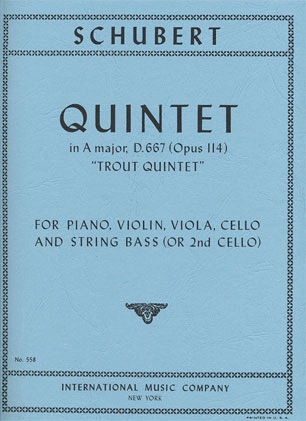 Schubert, F.: Trout Quintet Op.114 (piano, violin, viola, cello, bass)