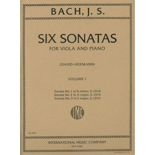 Bach, J.S.: 6 Sonatas Vol.1 #1-3 (viola & piano)