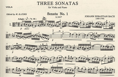 Bach, J.S. (Katims): Three Sonatas originally for Viola da Gamba (Viola & Piano)