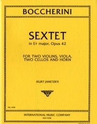 Boccherini, Luigi: Sextet in E-Flat major Op. 42 (horn & string quintet)