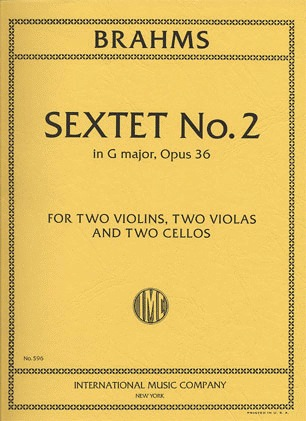 Brahms, Johannes: Sextet No.2 in G major, Op.36 (2 violins, 2 violas, 2 cellos)