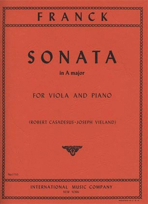 Franck, Cesar: Sonata in A (Viola & Piano)